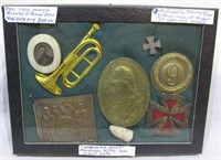 Small Display of Civil War Related Memorabilia –