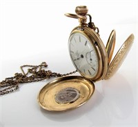 Elgin Model 1 Lady's Pocket Watch, 14K Case