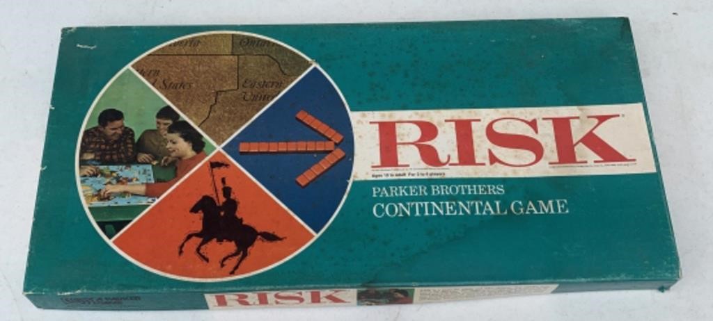 Risk Game By Parker Game 1968