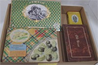 (AB) Vintage chocolate and tobacco tins