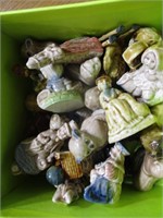 BOX OF TEA FIGURINES