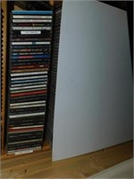Shelf of CD music B-D alphabetized
