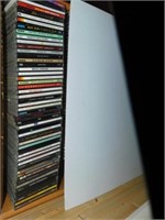 Shelf of CD music D-H alphabetized