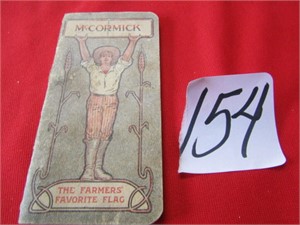 1903 MC CORMICK " THE FARMERS' FAVORITE FLAG