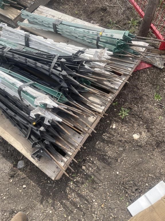 ***Approximately 65 plastic fence post