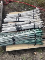 ***Approximately 70 plastic fence posts