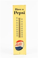 HAVE A PEPSI PEPSI-COLA S/S  EMBOSSED THERMOMETER