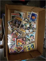 Box of baseball cards 70s and 80s 90's rookies