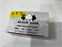 BOXES - BLACK ACES TACTICAL HV SLUG - 28 GRAIN 12