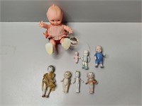 Vintage / Antique Kewpie Babies, Porcelain Dolls