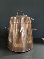 Huge Hand Made French Copper Stew Pot