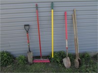 broom,shovels & yard tools