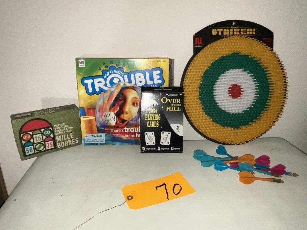 Dart game, Trouble, other games