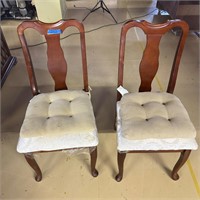 2 Chairs with Cushions - Stains on seat