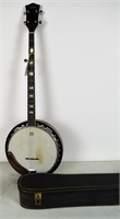 Global 408 banjo, 5 string, with mother of pearl