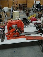 Husqvarna 455 Rancher chainsaw w/case and extras