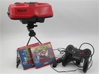 Nintendo Virtual Boy Console with Games