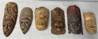 Carved Wood Masks Ethnographic