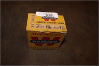 BOX OF 12 GAUGE WINCHESTER RANGER SHELLS