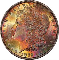 $1 1879  PCGS MS65+ CAC NORTHERN LIGHTS