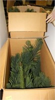 Two Boxes Artificial Norfolk Pine Trees