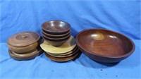 MCM Wooden Plates & Bowls