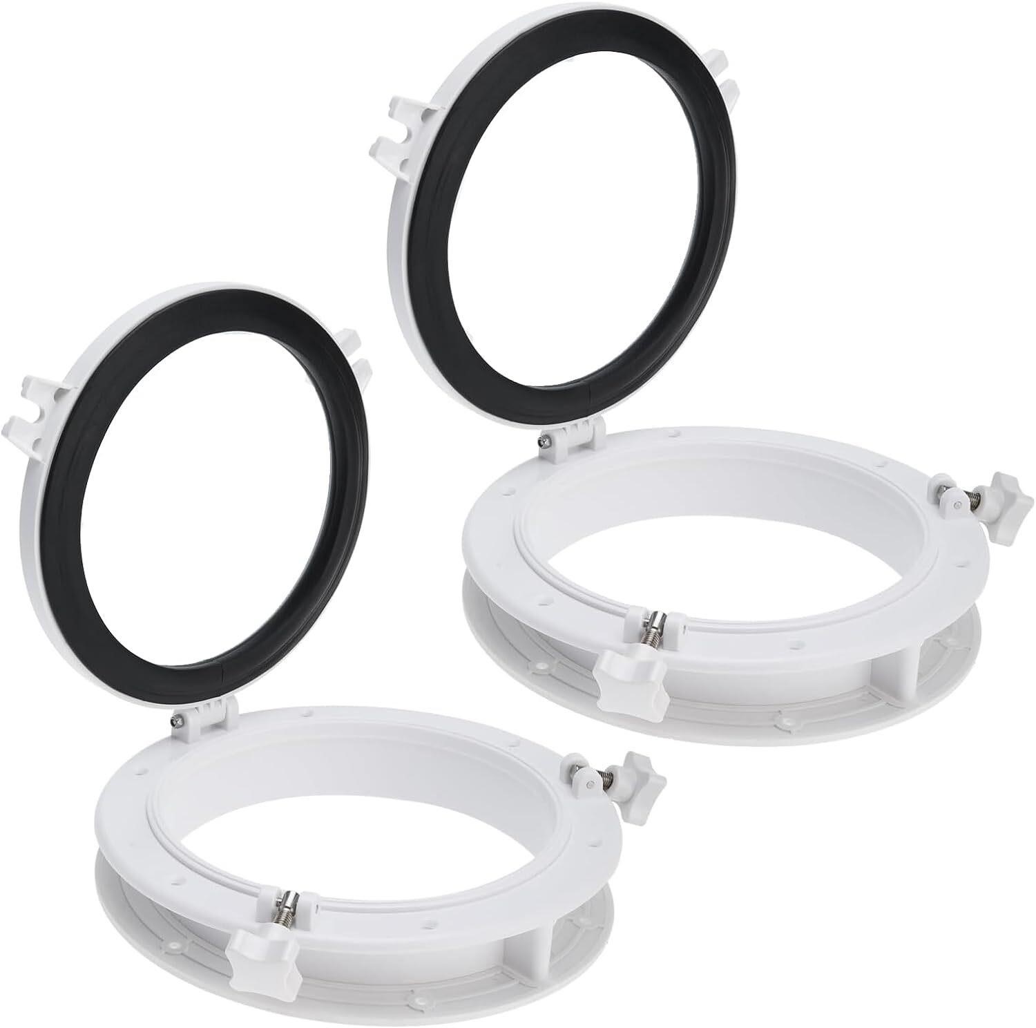 10in NovelBee Boat Porthole Replacement  White