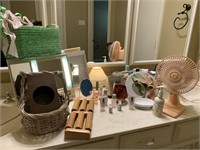 Assortment of bathroom and other items, Clairol