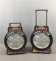 2x The Bid Rolling Hot Wheels Style Car Cases