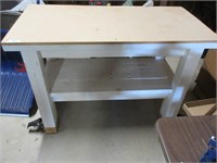 Large Rolling Work Bench 4ft X 2ft X 33" High