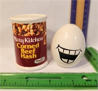Salt&Pepper shaker Hormel egg & hash