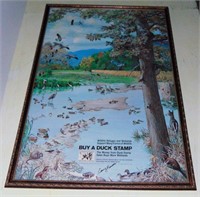 1975 BUY A DUCK STAMP ADVERTISING STORE DISPLAY