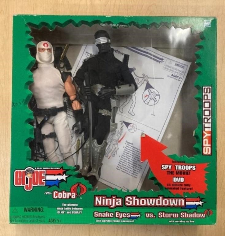 GI JOE SPY TROOPS NINJA SHOWDOWN FIGURES IN BOX