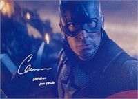 Autograph Captain America Photo