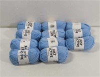 Premier Just Yarn Worsted Light Blue New 11 Total