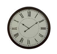 Deco 79 Metal Round Wall Clock, 30" x 3" x 30", B