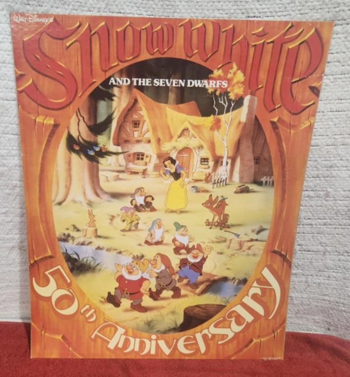 Snow White & the 7 Dwarfs 16×20 Cardboard Poster