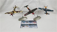 2 Winding Airplane Model Displays Mark Toy 1998