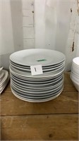 Ceramic dinner plates