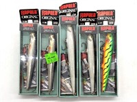 (5) NOS Rapala Fishing Lures : ORIGINAL FLOTTANT,