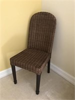 Brown Wicker Chair W14E