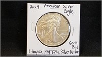 2024 American Eagle Silver Dollar