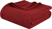 (N) All Season Luxurious 100% Cotton Blanket Full/