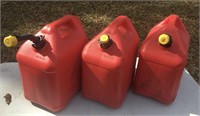 5 Gallon Gas Can Lot