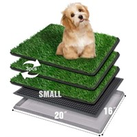 20 x 16  Dog Grass Pad with Tray  3 Pcs Washable F