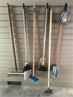 Push Broom, Deck Brush, Squeegees, Mops, Brooms