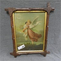 Angel of Peace Picture in Black Forest Frame