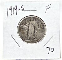 1919-S Quarter F