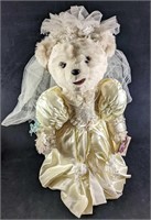 Large Tilly Collectables Plush Bear Wedding Bride