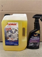 5L Sonax Wheel Cleaner and 473ml Meguiars